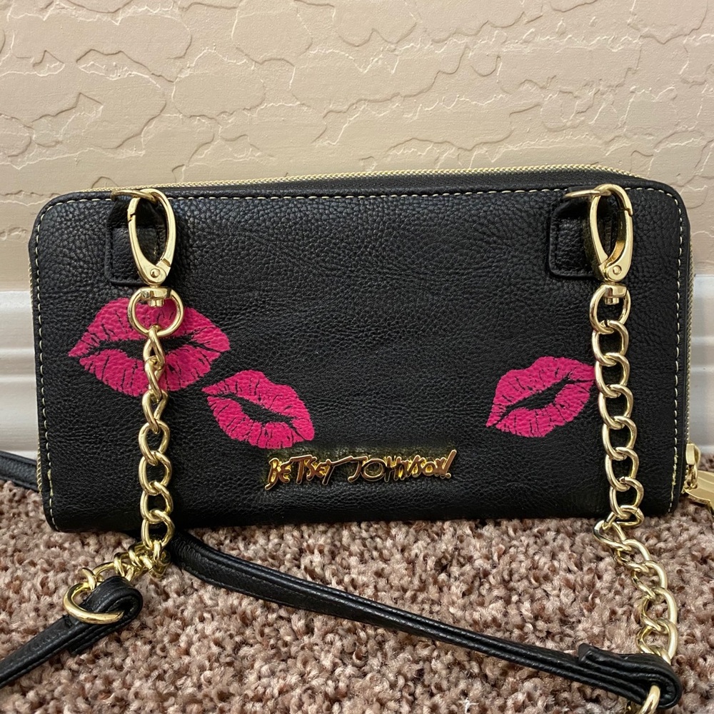 Betsey Johnson Wallet with long strap